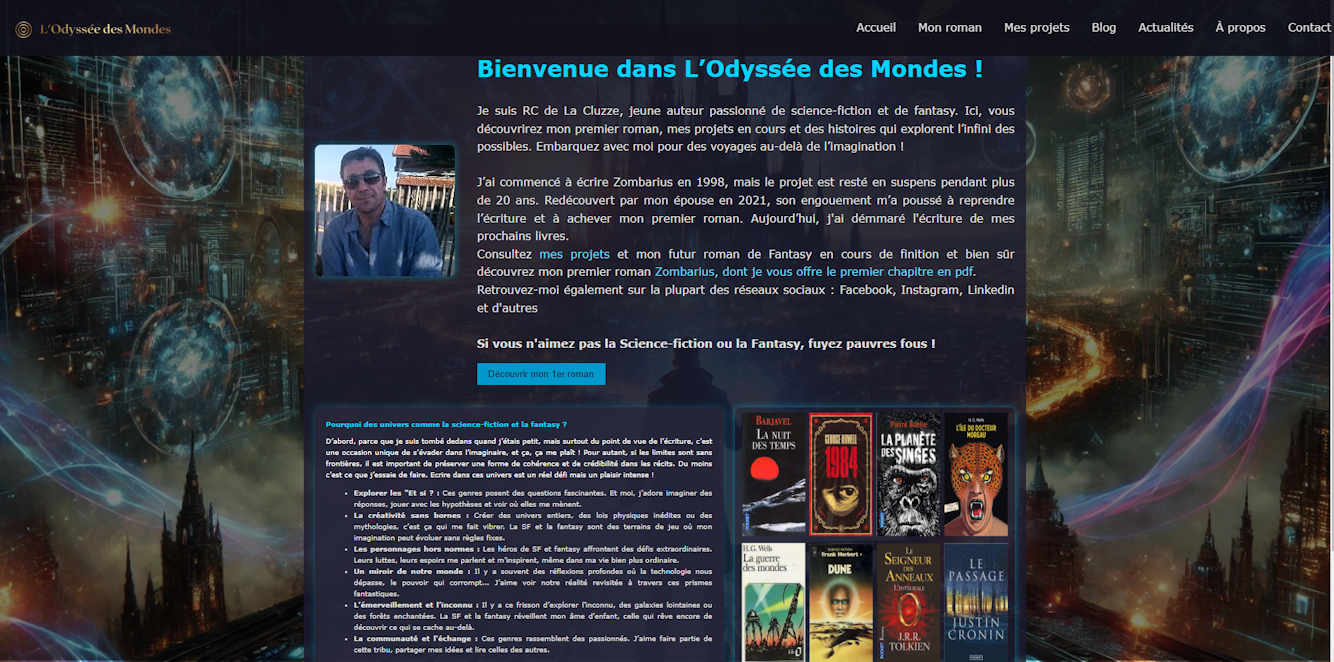 Sortie de mon Blog !